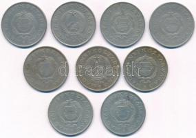 1950-1966. 2Ft Cu-Ni (9xklf) T:1-,2 patina