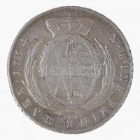 Német Államok / Szászország 1794IEC Tallér Ag "III. Frigyes Ágost" (27,84g) T:2 / German S...