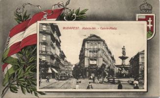 Budapest VIII. Kálvin tér Litho