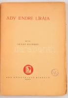 Ady Endréről szóló könyvek és nyomtatványok gyűjteménye, 14 kötet:

Szenes Béla: Az ifjú Ady Endre...