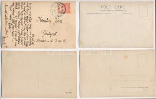 ~1912 Keszthely, 13 db eredeti fotó családi életképekkel a ház körül és a Balatonban. Kavalier Józsá...