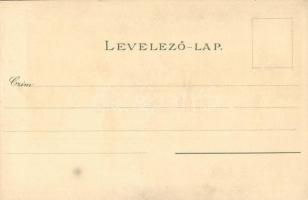 Budapest VIII. Múzeum körút, villamos télen. Kuenstlerpostkarte No. 1934. von Ottmar Zieher, litho s...