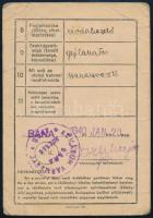 cca 1920-1940 Fehérvári/Frank György tüzér iratai: igazolások, igazolványok, stb., összesen 11 db