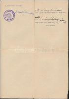 cca 1920-1940 Fehérvári/Frank György tüzér iratai: igazolások, igazolványok, stb., összesen 11 db