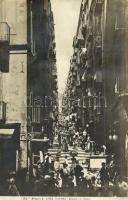 Naples, Napoli; Gradoni di Chiaja / alley, stairs