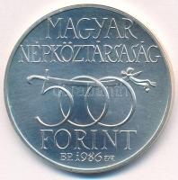 1986. 500Ft Ag "Budavár visszavétele 1686" T:BU Adamo EM97