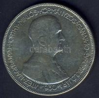 1930. 5P Ag "Horthy jobbra" T:3