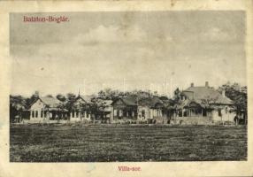 1910 Balatonboglár, villa sor (EK)