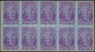 1915 Katonák karácsonyára 2f 100 darabos segélybélyegfüzet, magyar nyelvű / stamp booklet