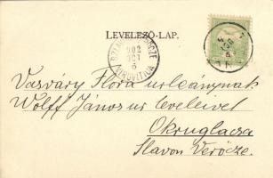 1902 Tihany, kilátás a Balatonra