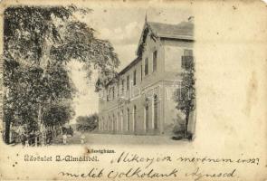 1904 Balatonalmádi, Községháza. Kiadja Pósa Endre (kopott sarkak / worn corners)