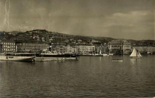 1930 Fiume, Rijeka; Veduta del Porto / harbour, ships (Rb)