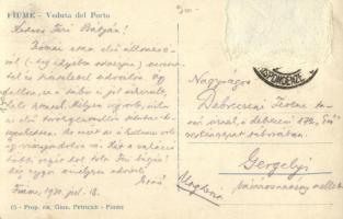 1930 Fiume, Rijeka; Veduta del Porto / harbour, ships (Rb)