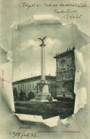 1901 Szeged, Szabadság szobor, emlékmű (EK)