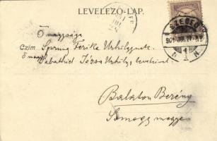 1901 Szeged, Szabadság szobor, emlékmű (EK)