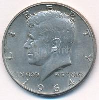 Amerikai Egyesült Államok 1964. 1/2$ Ag Kennedy T:1-,2 USA 1964. 1/2 Dollar Ag Kennedy C:AU,XF Krause KM#202