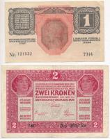 1916. 1K sorozatszám "7000" + 1917. 2K sorozatszám "7000" felett T:III
Adamo K3...