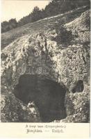 Menyháza-Vaskoh, Moneasa-Vascau; A kimpi kapu (Kimpanyászka) / Campanesca cave