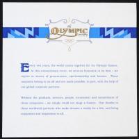 Amerikai Egyesült Államok 2002. 11db klf olimpiai támogató jelvény a Salt Lake City-ben rendezett Té...