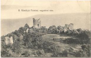 Nagysáros, Velky Saris; II. Rákóczi Ferenc vára. Holénia Béla kiadása, Divald / castle ruins