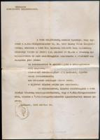 1944 2 db közjegyzői hiteles másolat: a budapesti svéd nagykövetség munkaviszony-igazolása magyar személy részére + igazolás a nagykövetségi dolgozók mentességéről