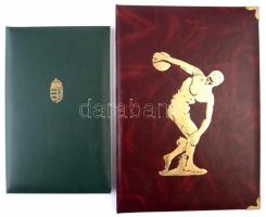 Sportolói hagyaték tétel, benne Papp László (1947-) 1992. "Magyar Olimpiai Érdemérem" aran...