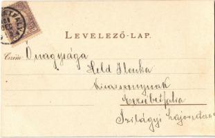 1901 Budapest I. Mátyás templom anno 1686-ban. Art Nouveau (vágott / cut)