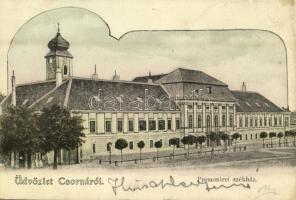 1906 Csorna, Premontrei székház, rendház és templom. Kiadja a Csornai nyomda