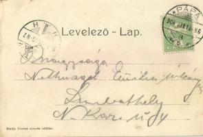 1906 Csorna, Premontrei székház, rendház és templom. Kiadja a Csornai nyomda