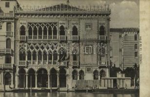 1913 Venice, Venezia; La Ca dOro / palace