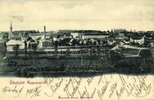 1900 Kaposvár, Városi villanytelep. Kiadja Hagelmann Károly (EK)