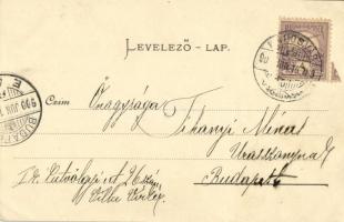 1900 Kaposvár, Városi villanytelep. Kiadja Hagelmann Károly (EK)