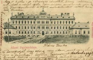 1901 Kaposvár, Állami főgimnázium. Kiadja Gerő Zsigmond (r)