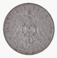 Német Államok / Hamburg 1909J 3M Ag (16,64g) T:2 / German States / Hamburg 1909J 3 Mark Ag (16,64g) ...