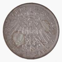 Német Államok / Wurttemberg 1914F 3M Ag "II. Vilmos" (16,68g) T:2 kis patina / German Stat...