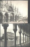 cca 1890 Olaszországi fényképek, 8 db vintage fotó, 17,5x21 cm és 20x26 cm között