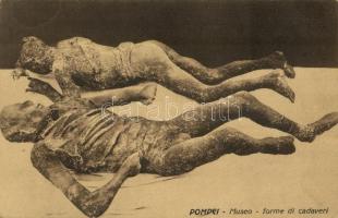 Pompei, Museo, forme di cadaveri / museum, plaster casts of corpses