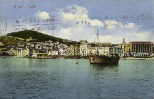 1944 Split, Luka / harbour, ship