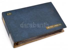 1970 Metro 1950-1970. Az M2 metróvonal építéséről és az új átadott állomásokról készített 84 db fotó...