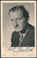 Karl Schönböck német színész aláírt fotólap / Autograph signed photo postcard