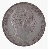 Német Államok / Bajorország 1855. 2G Ag II. Miksa (21,13g) T:2 / German States / Bavaria 1855. 2 Gulden Ag Maximilian II (21,12g) C:AU,XF Krause KM#828