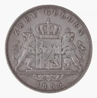 Német Államok / Bajorország 1855. 2G Ag "II. Miksa" (21,13g) T:2 / German States / Bavaria...