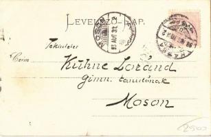 1898 Kassa, Kosice; dóm, belső. Maurer Adolf kiadása / dome interior. Art Nouveau