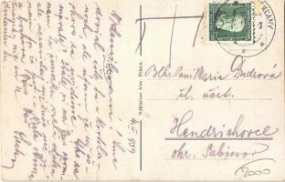 Kecerpeklény, Kecerovské Peklany (Kecer, Kecerovce); kastély, templom, utca. Alex. Princz kiadása / ...