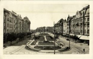 1936 Temesvár, Timisoara; Bul. Regele Ferdinand / Ferdinánd király út, automobil / street, automobile (EK)