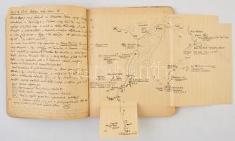 cca 1895-1925 Schafarzik Ferenc (1854-1927) geológus naplói Déchy Mórral közös kaukázusi expedíciójá...