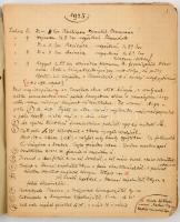 cca 1895-1925 Schafarzik Ferenc (1854-1927) geológus naplói Déchy Mórral közös kaukázusi expedíciójá...