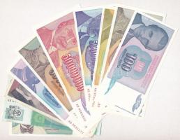 Jugoszlávia 1993-1994. 5D-50.000.000.000D + Szerbia 2006. 20D T:I-III
Yugoslavia 1993-1994. 5 Dinar...