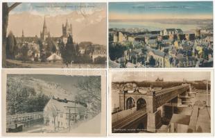 25 db régi külföldi városképes lap / 25 pre-1945 European town-view postcards