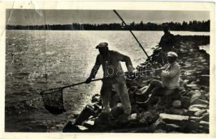 1947 Balaton, Horgászás (gyűrődések / creases)